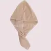 Touca de cabelo de secagem rápida para atacado, absorvente, para uso doméstico, camada única, touca de banho, touca para secar cabelo, não solta cabelo facilmente, dormitório de meninas, lenço de cabeça sem sopro