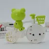 Reloj despertador de alta gama con oso de dibujos animados en bicicleta, reloj de mesita de noche, regalo de empresa, suministro para papelería, exportación de AliExpress