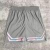Pantalones Cortos de Baloncesto de Estilo Americano 2024 de Nicho para Hombre de Secado Rápido Elásticos Simples Casuales de Malla para Playa Deportivos Transpirables