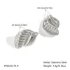 Pendientes de Caracol de Venta Caliente Transfronteriza con Diseño Creativo, Joyería Casual de Moda, Joyería de Acero Inoxidable que No se Desvanece para Mujeres