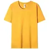 Camiseta básica de nuevo estilo para hombres y mujeres, hecha de algodón peinado, estilo japonés, versátil, artística, moderna, a la moda, tendencia simple Harajuku ins