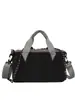 Bolsa de cordón de estilo moderno y relajado con bloques de color, bolso de hombro casual y minimalista de estilo coreano, bolso de mano chic para mujeres jóvenes, adecuado para ir al trabajo.