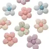 Tela de Algodón Rellena de Algodón Color Caramelo Estilo Japonés con Bordado de Flores Accesorios DIY Ropa Tocados Broche Accesorios para Zapatos y Sombreros