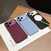 Adecuado para iPhone 18 Pro Max Funda Magnética Mate con Sensación de Piel Apple 17 Xuanwen Funda Protectora Anticaídas 15
