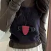 Soporte de Cuello para Gafas de Cuero Collar Almacenamiento Otoño e Invierno Gafas Llave Cadena para Suéter Cordón Multifuncional Accesorios de Cadena para Suéter