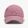 Gorra de Béisbol Vintage Desgastada para Primavera y Verano para Hombres y Mujeres, Tendencia Hip-Hop, Parte Superior Suave, Visera Curva, Protector Solar, Casual Versátil, Gorra de Pico de Pato