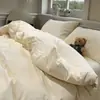 Roupa de Cama Conjunto de Quatro Peças Algodão Puro 2026 Novo Estilo Lençol de Cama 100% Algodão Capa de Edredom Fronha Conjunto de Três Peças Individual para Dormitório Estudantil 3