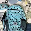 Confirmado sudakooo Nuevo modelo coreano heisan25 otoño nailon ligero lunares mochila estilo coreano