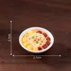 Cena de Jantar de Ano Novo Chinês em Miniatura: Figura Criativa e Realista de Peixe em Conserva, Acessórios de Decoração DIY