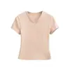 Camiseta Básica de Manga Corta Estilo Americano Picante para Mujer, Nuevo Estilo Europeo y Americano de Verano, Top de Color Sólido Ajustado con Cuello Redondo, Moderno