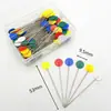 Fabricante Botón de Cabeza de Mariposa de Colores Alfiler de Cabeza de Botón Caja de Alfileres de Cabeza de Botón Alfiler de Costura a Mano Fijo Alfiler de Corazón de Flor de Ciruelo Alfiler de Cabeza de Flor
