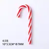 Decorações de bengala de doce de plástico para o Natal, Enfeites para árvore de Natal, Decorações para festa de Natal, Atacado do fabricante