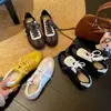 Zapatillas Deportivas Casuales Alemanas de Entrenamiento para Mujer, Redondas, Bloques de Color, Cierre de Cordones, Nuevo Estilo Otoño 2026, Aumento Oculto de Altura, Suela Plana