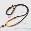 Colgante de Jade con Cuerda Tejida a Mano para Bebé Cordón para Colgante Cuerda de Collar Cuerda para Colgar en el Cuello para Hombres y Mujeres Ajustable