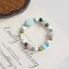 Venta al por mayor del fabricante Lindos Versátiles Dulces Accesorios Frescos de Verano Pulseras y Collares Azules con Cuentas Joyería Versátil