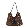 Bolso de Mano Retro con Estampado de Leopardo Transfronterizo para Mujer, Gran Capacidad, Moda 2026, Bolso de Hombro para Viajes Diarios, Simple, Sensación de Alta Gama, Bolso de Mano