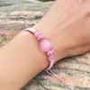 Pulsera de gato con cuentas para comercio exterior de Amazon, moderna y única, versátil para el uso diario, pulsera con cordón elástico, regalo de cumpleaños