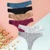 Estilo Novo 2026 Roupa Íntima Feminina para Comércio Exterior Algodão Sexy Versátil Casual Calcinha Fio Dental
