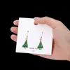 Brincos Europeus e Americanos Novos Árvore de Natal Velho Homem Floco de Neve Muleta Brincos Brincos Criativos Festa Véspera de Natal Brincos de Natal