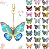 Nuevo Llavero de Pintura de Diamantes DIY Transfronterizo Dibujo Animado Forma Especial Diamante Pequeño Colgante Hecho a Mano Niños Punto de Diamante 5D Brillante Pegatina de Diamante