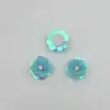 Flores de lentejuelas de 4 cm, parches de flores de cuentas coloridas, ropa hecha a mano para DIY, zapatos con agujeros, sombreros, bolsos y materiales al por mayor