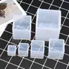 Molde de Resina de Cristal Silicona Resina Epoxi Pegamento Ab Materiales Hechos a Mano para Bricolaje Espécimenes de Insectos Forma Cuadrada Rectangular