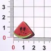 Pequeñas rodajas de fruta simulada para manualidades DIY, accesorios de resina, dijes para zapatos y materiales decorativos