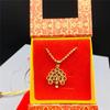 Moneda europea, joyería de oro, árbol de la fortuna, joyería chapada en oro y cobre, collar de árbol de Navidad, regalo de Navidad, colgante de árbol de la fortuna
