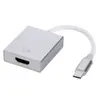 Adaptador HD tipo-C para HDMI em liga de alumínio typec para HDMI HD telefone celular TV com cabo de tela