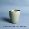 Conjunto de Chá Estilo Japonês Vintage e Xícara de Chá Cerâmica Estilo Caneca para Sopa Bebida Caneca Andorinha Doméstica Listrada Café Pequena Xícara Micro-mancha