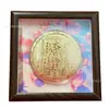 Moneda conmemorativa de oro puro 999 Feliz Cumpleaños 50mg, un adorno de oro que trae riqueza, un regalo promocional popular para transmisiones en vivo