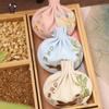 [Qian Li] bolsita de hojas de moxa bolsita bolsita bordado bolsa vacía accesorios estilo antiguo exquisito Hanfu colgante portátil venta al por mayor