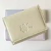 Nueva Cartera de Oso Estilo Ins Color Simple y Suave Fresco Coreano Multifuncional Corta para Estudiante Portatarjetas de Cero