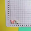 Cor Love Bow Bloco Carta Resina Patch DIY Telefone Móvel Caso Cabeça Corda braçadeira Pequenos Acessórios Estilo Chanel