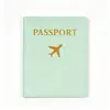 En Stock Titular de Pasaporte Multifuncional RFID para Viajes Internacionales Bolsa para Guardar Documentos Transfronterizos Titular de Pasaporte de PU Estilo Nuevo Bolsa de Pasaporte