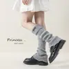 Calcetines para Niños para Primavera y Otoño, Calcetines Largos con Volantes de Encaje para Niñas, Estilo Coreano con Lazo Bordado, Versátiles Calcetines de Media Pantorrilla