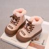 Botas de Nieve para Niños 2025 Invierno Nuevas de Terciopelo Engrosadas Botas de Algodón para Bebé Zapatos Grandes de Algodón para Niños Zapatos de Algodón para Niñas