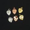 Cobre Banhado A Ouro Platinado Ouro Rosa Ouro Diamante Coração Pingente Estrela Brilhante DIY Brincos Pulseira Colar Acessórios