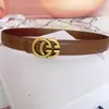 Cinturón Nuevo para Mujer Piel Genuina Letra GG Casual Moda Cinturón Versátil Cinturón de Moda para Jeans Cabello de Mujer