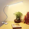Lámpara de Escritorio con Clip Protección Ocular Enchufable Plegable Lámpara de Escritorio para Trabajar LED Estudiante Lectura Dormitorio Estudio Lámpara de Escritorio Especial