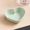 Plato para Condimentos de Paja de Trigo Plato Pequeño Creativo en Forma de Corazón Plato para Salsas Plato Doméstico para Salsa de Soja Plato para Condimentos Plato para Snacks