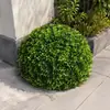 Tapa decorativa para alcantarilla exterior, bola de planta de césped verde, bola de césped de plástico simulado, bola de césped de Milán, bola de césped de boj