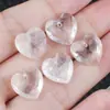 Colgante Corazón Facetado de Ágata de Cristal y Jade de 13 mm Material para Joyería DIY de Collares, Pulseras, Pendientes Accesorios Venta al por Mayor