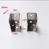 Acessórios para Varão de Cabide de Guarda-Roupa Suporte de Tubo Quadrado para Montagem na Parede Suporte de Tubo Quadrado de Aço Inoxidável Suporte de Tubo Redondo para Painel Superior Suporte Quadrado