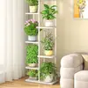 Rack de flores Sala de estar Varanda de chão Rack de armazenamento de flores 2024 Novo suporte para vasos de flores Planta de ferro carnudo multicamadas