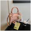 Bolso de Mano Pequeño Texturizado Transfronterizo para Mujer 2026 Estilo Nuevo de Primavera Bolso Cruzado de Hombro Único de Cilindro Moderno Sencillo