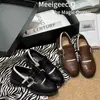 Versão em Couro Macio~Sapatos Brogue Florais em Couro para Mulheres, Couro de Cavalo, Estilo Britânico, Retrô, Bico Redondo, Salto Grosso, Sapatos Monk com Franjas