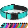 Coleiras Refletivas de Nylon Selecionadas Cuidadosamente para Cães, Coleiras Ajustáveis para Animais de Estimação para Cães de Porte Pequeno e Médio, Atacado Multicor, Coleiras de Segurança para Cães de Porte Médio