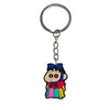 Accesorios de Cómics Crayon Shin-Chan Llavero Suave de PVC Colgante Lindo para Coche Accesorios para Mochila Escolar de Estudiante Llavero