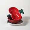 Platillos de Cerámica Creativos de Dibujos Animados al por Mayor, Platillos para Salsa de Hot Pot de Restaurante, Platillos Pequeños Lindos Transfronterizos con Logo Personalizado
